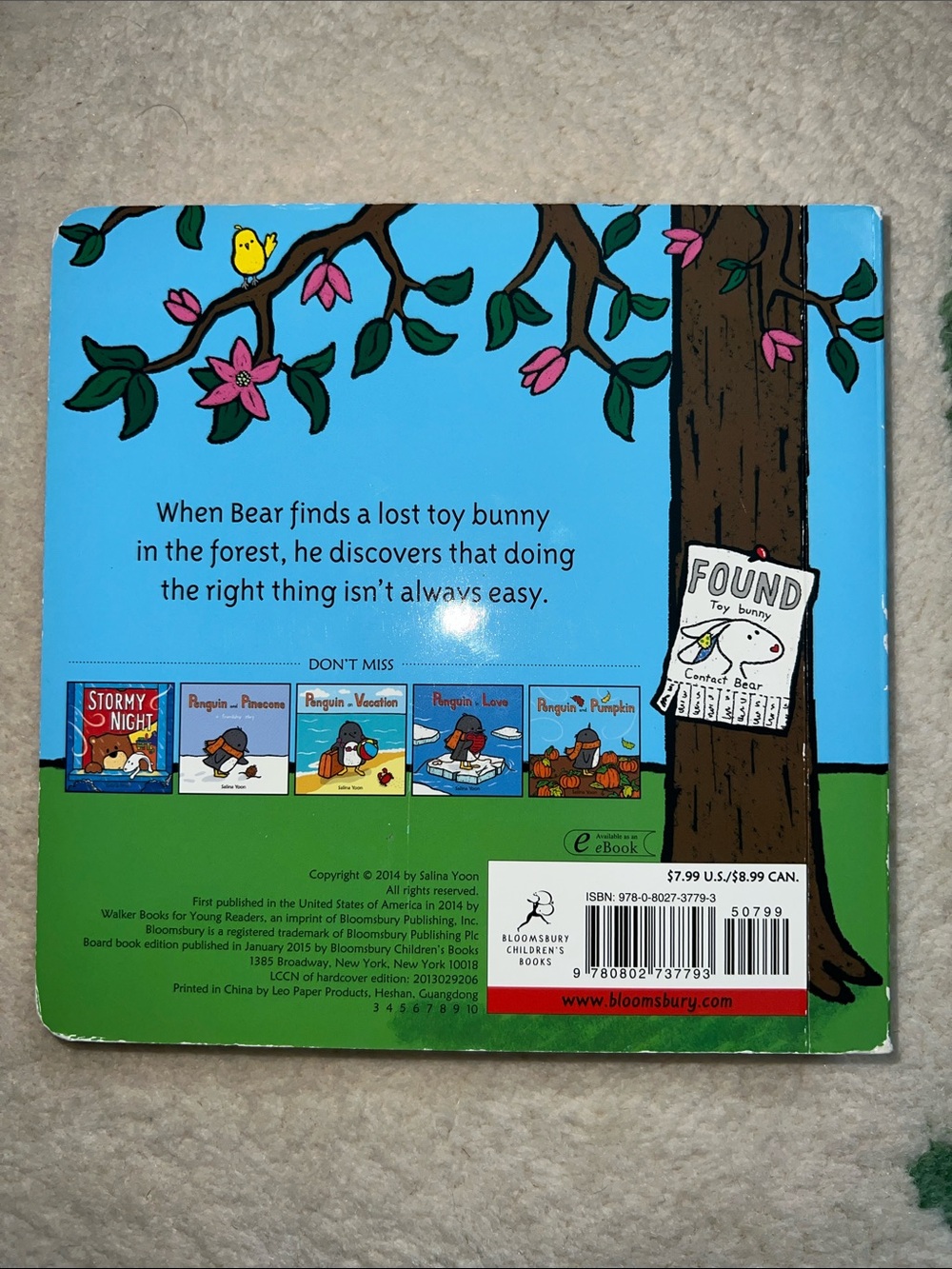 FOUND Board Book by Salina Yoon - Picture 3 of 4